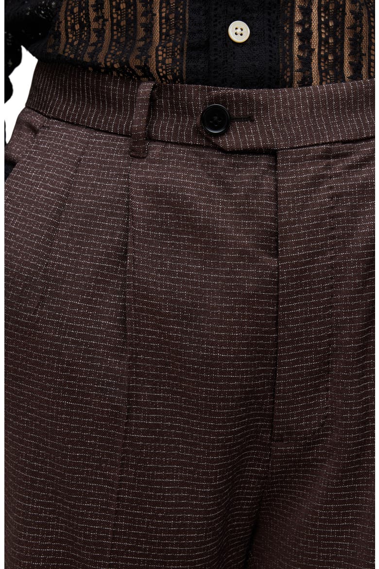 Lowdes Cuffed Ankle Pants, Alternate, color, OXBLOOD RED