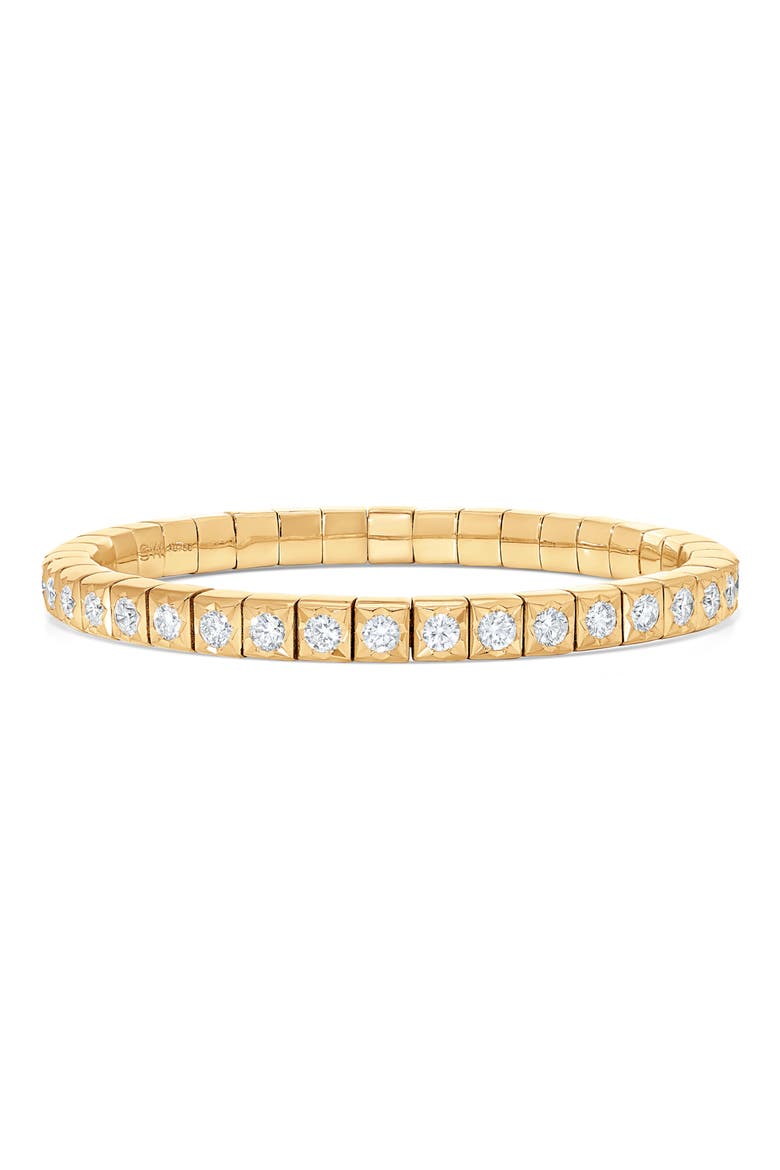 Dujour Diamond Stretch Bracelet, Main, color, YELLOW