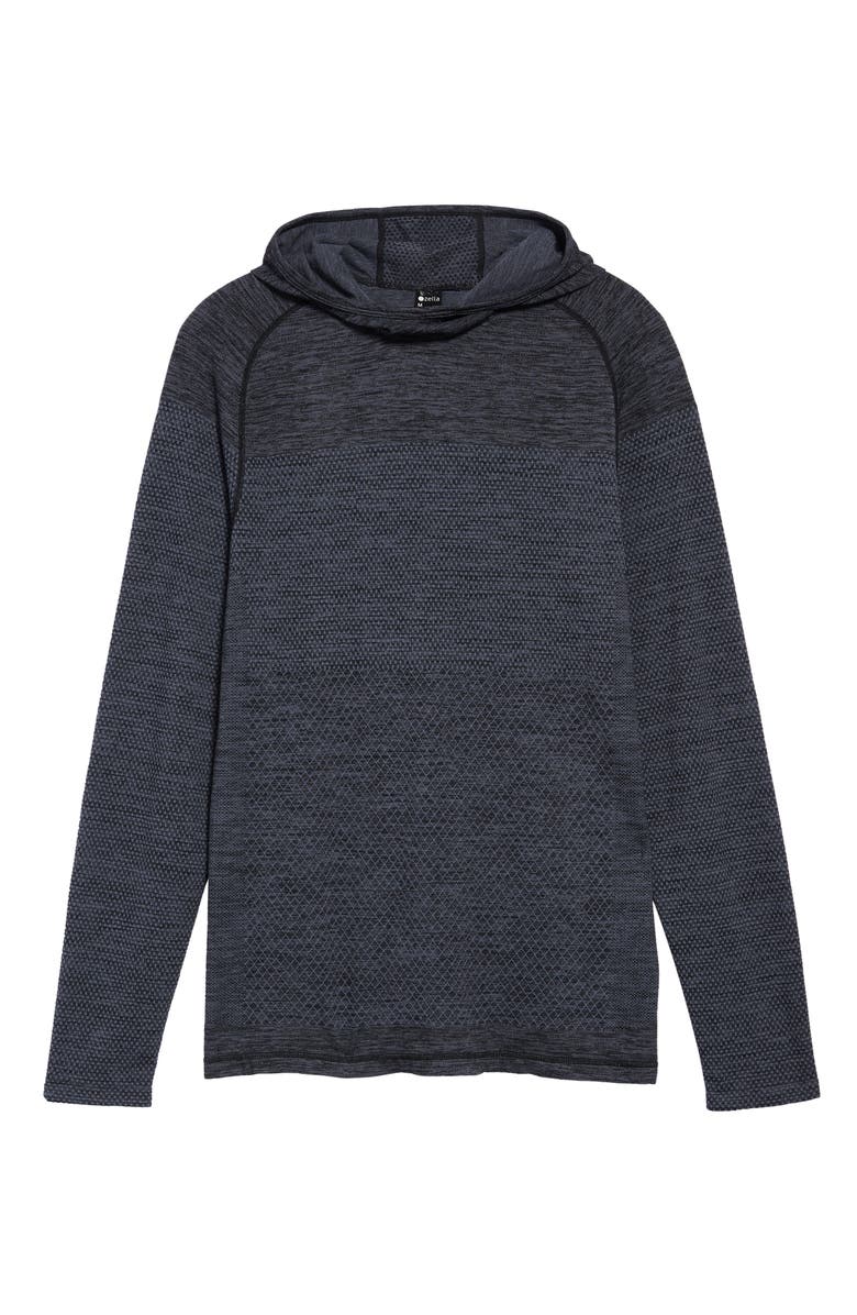 Zella Seamless Performance Pullover Hoodie, Alternate, color,