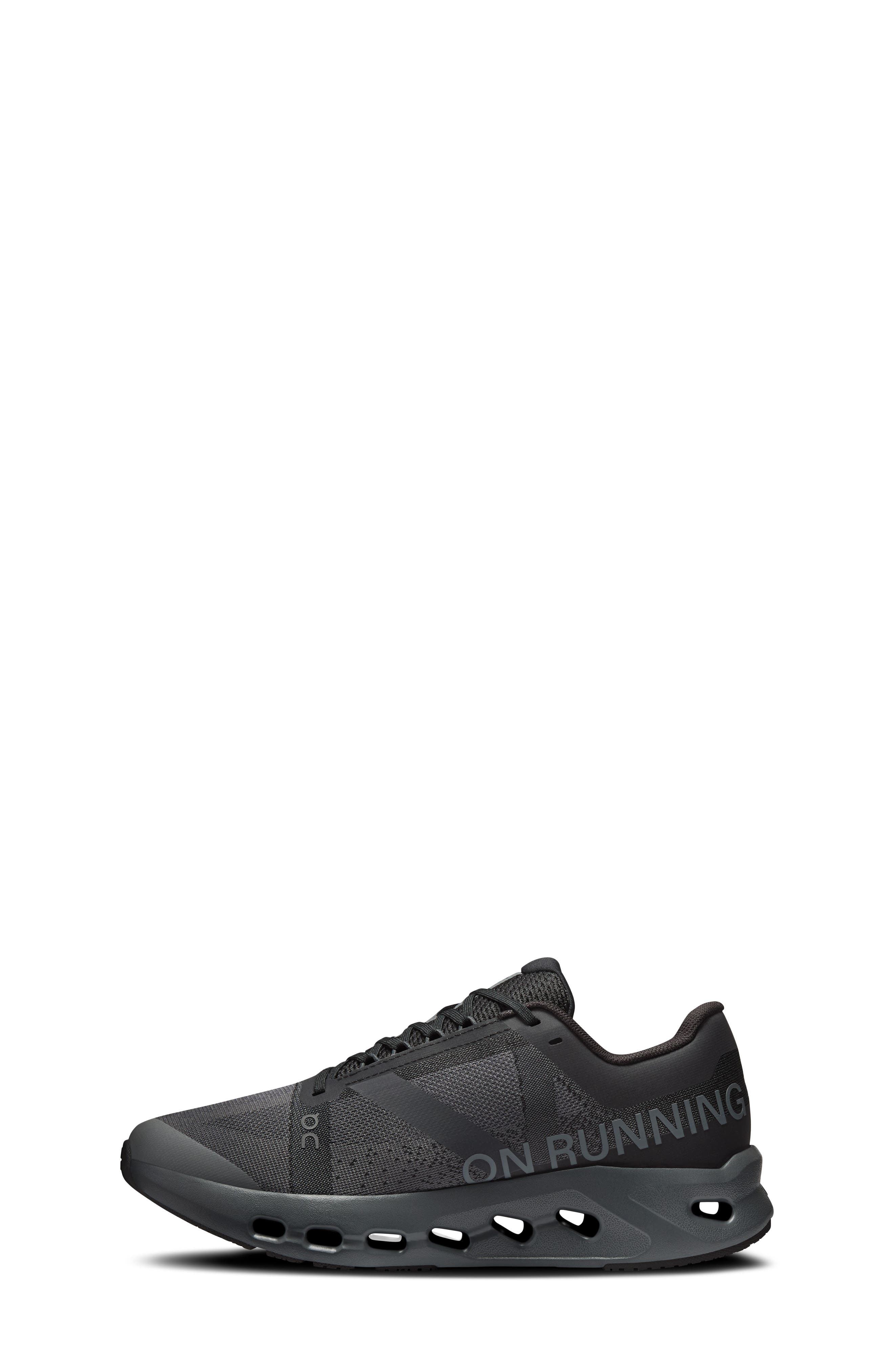 Kids' Cloudsurfer Running Shoe, Alternate, color, BLACK/ ECLIPSE
