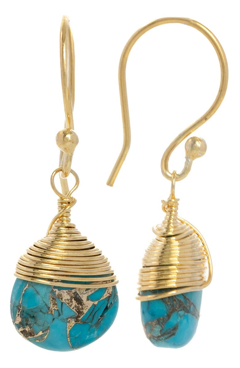 SAACHI Mojave Mini Raindrop Earrings & Necklace Set, Alternate, color,