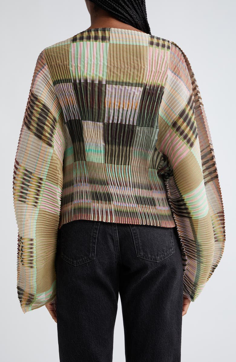Julia Heuer Rana Plissé Pleated Top, Alternate, color, 