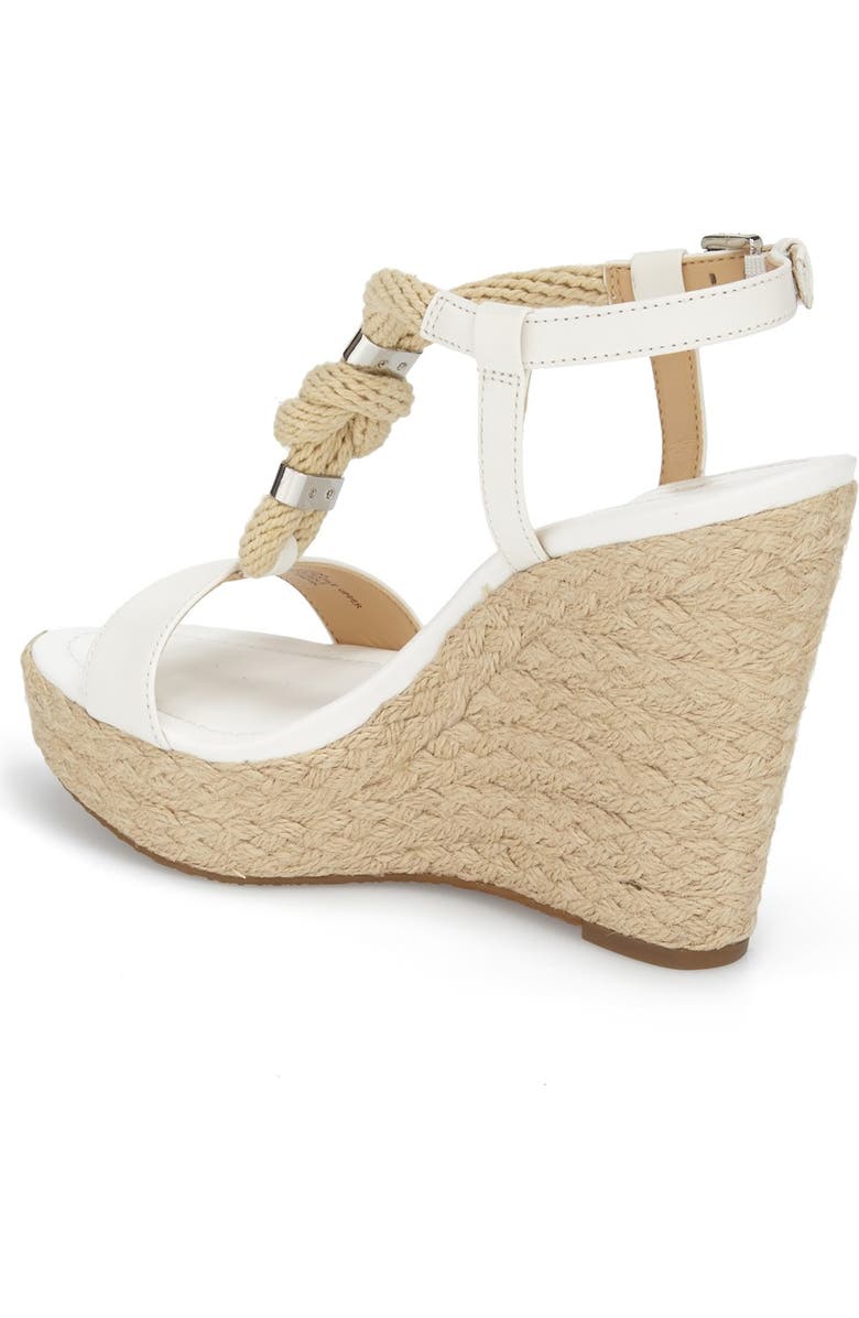 MICHAEL Michael Kors 'Holly' Espadrille Wedge Sandal, Alternate, color,