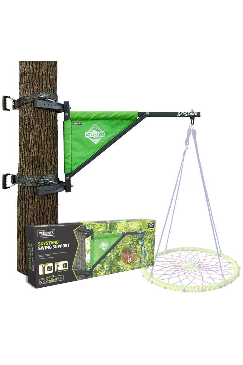 SkyStand Swing Support, Outdoor Swing Accessory, Supports 500lb, Alternate, color, Multicolored