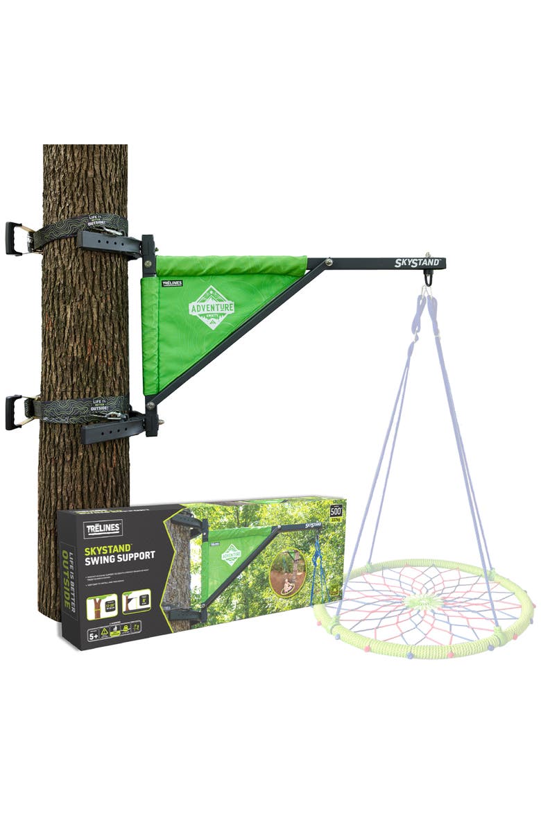 Trelines SkyStand Swing Support, Outdoor Swing Accessory, Supports 500lb, Alternate, color, Multicolored