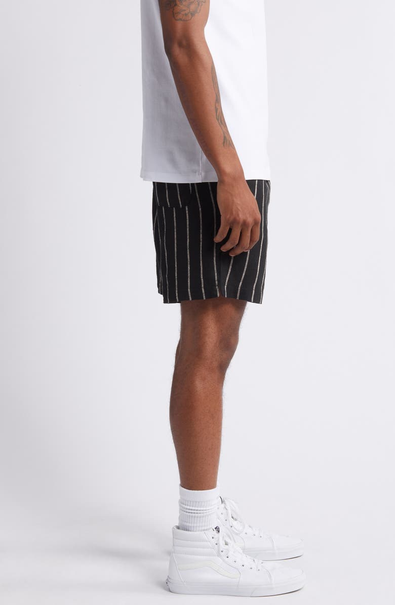 PacSun Russel Linen Blend Volley Drawstring Shorts, Alternate, color,