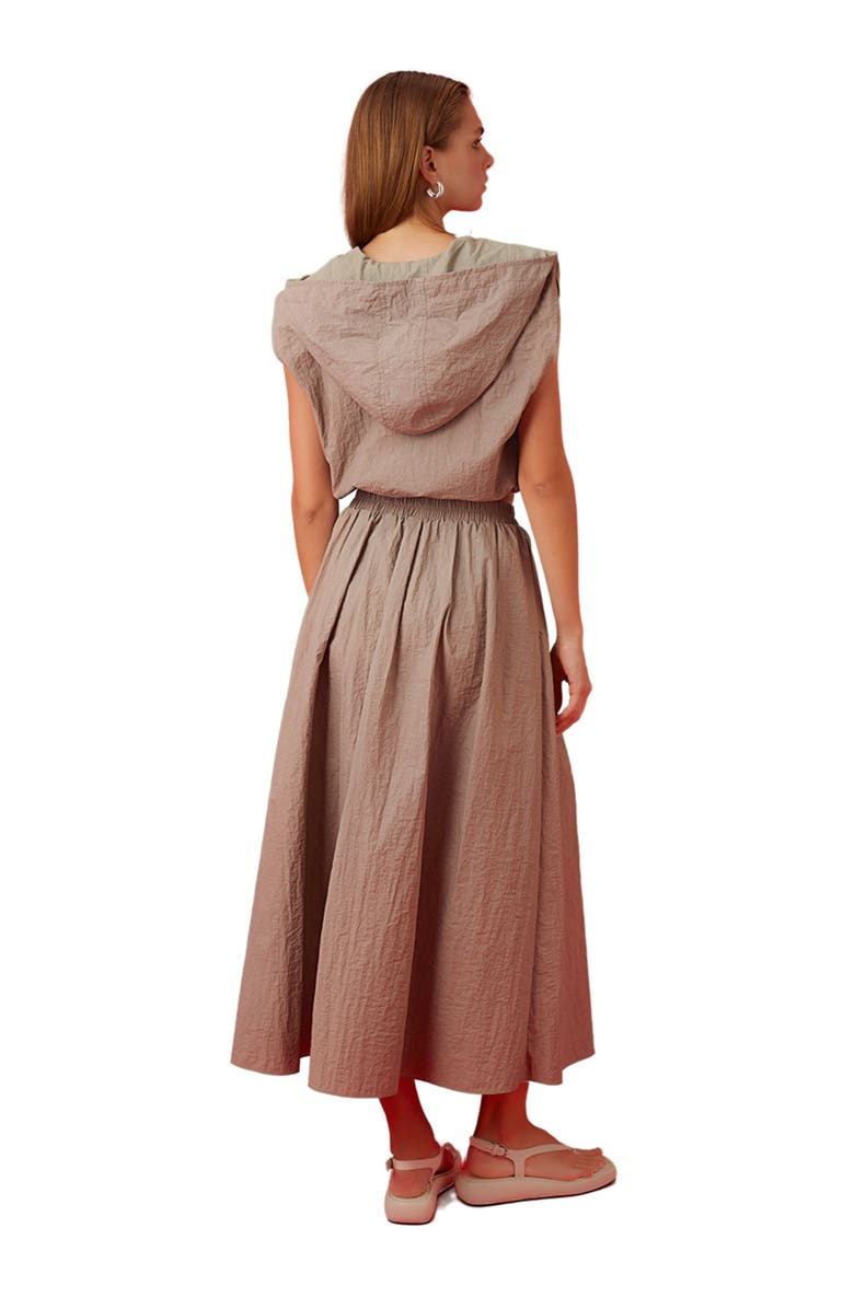 Nocturne Ruffled Hooded Vest, Alternate, color,