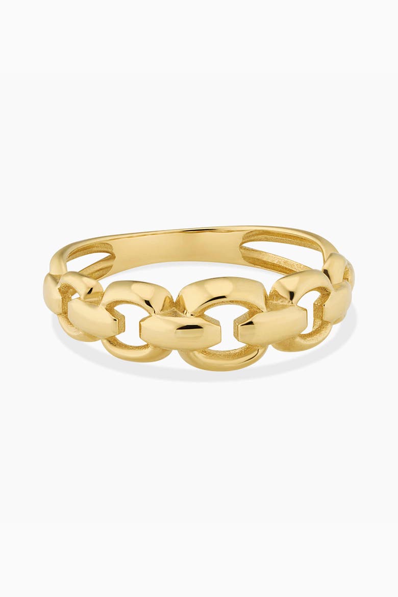 14K Yellow Gold Penthouse Ring, Alternate, color, Yellow Gold
