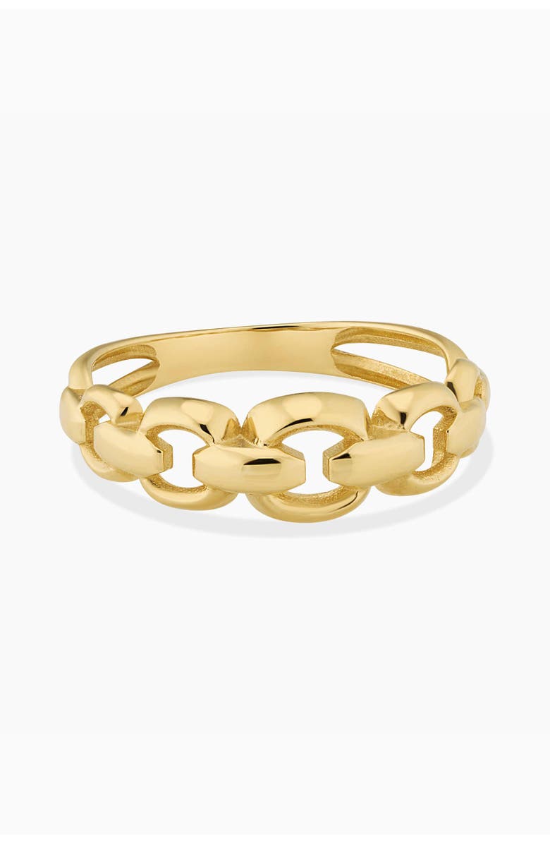 Oradina 14K Yellow Gold Penthouse Ring, Alternate, color, Yellow Gold