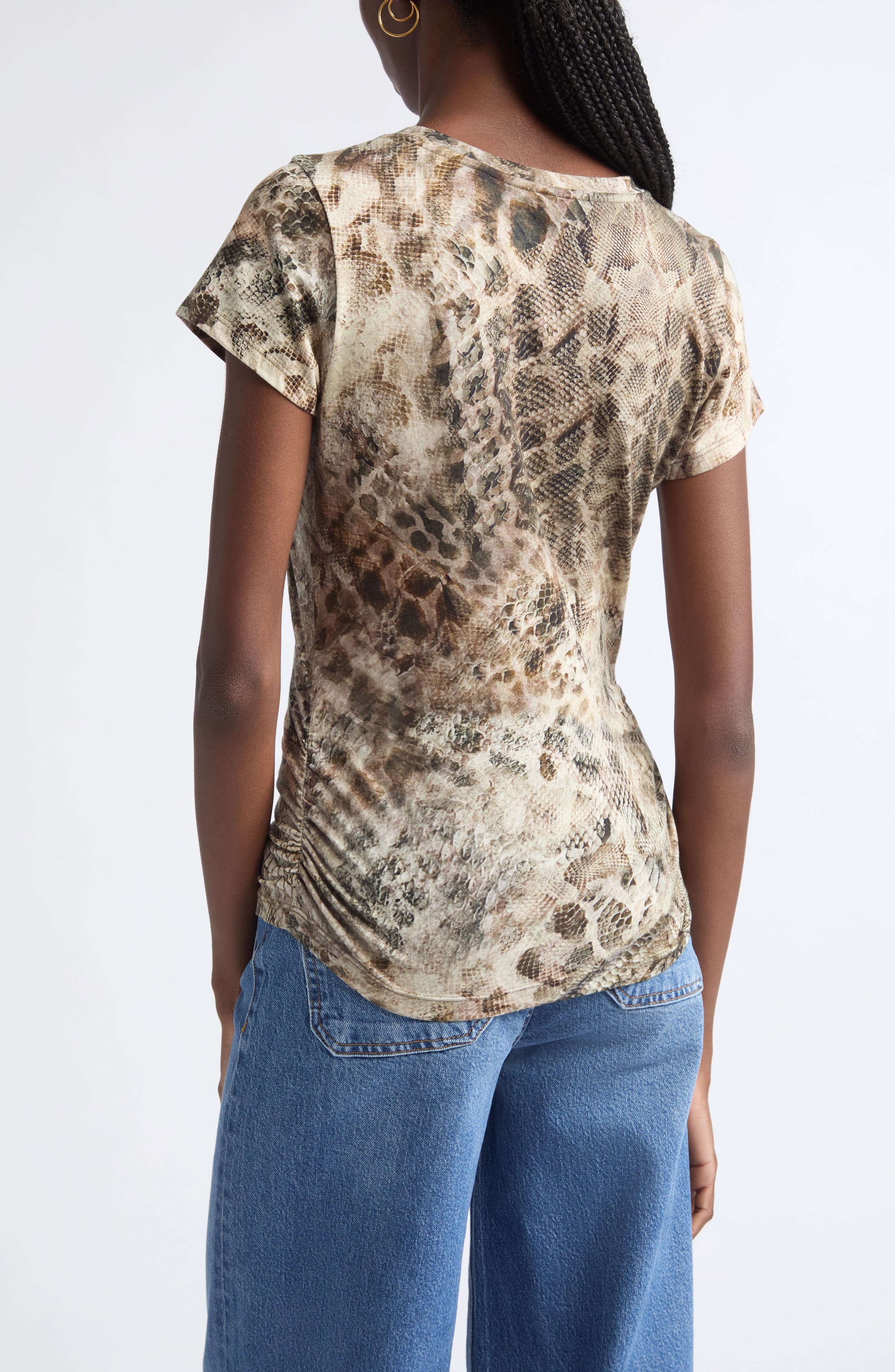 Ramy Brook Kate Python Print T-Shirt (Women) | Nordstrom