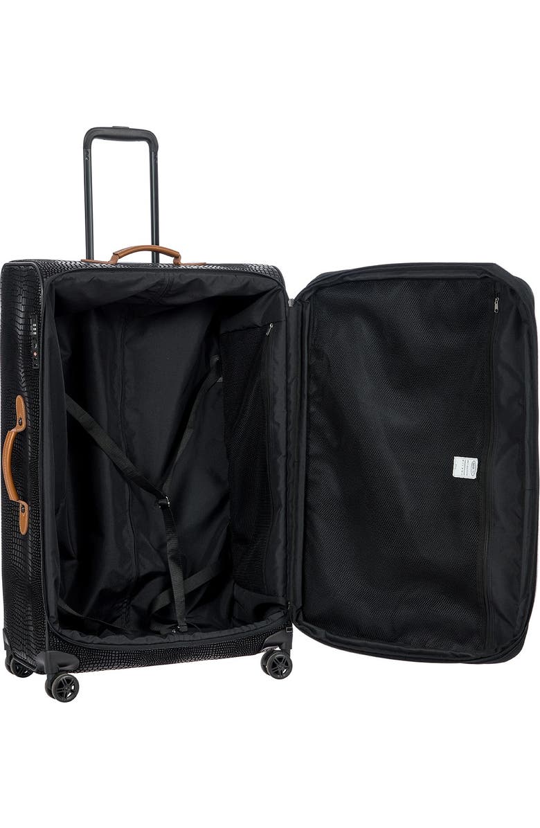 Bric's My Safari 28-Inch Expandable Croc Embossed Carry-On Spinner Luggage, Alternate, color,