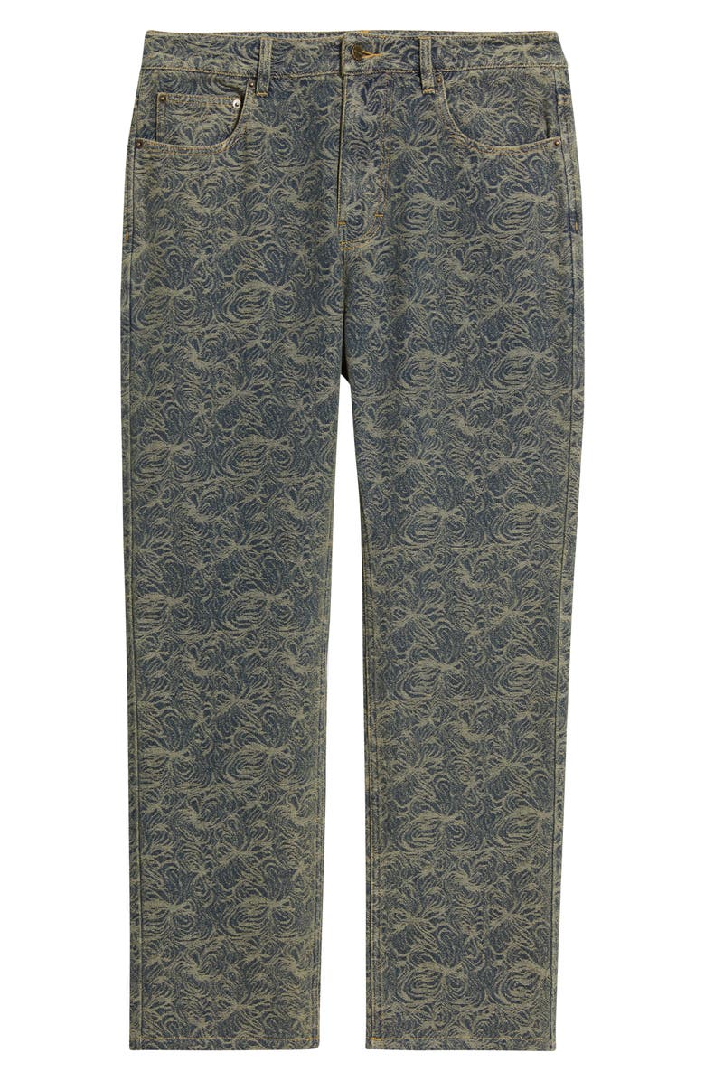 RIZORT Maze Cotton Blend Straight Pants, Alternate, color, Indigo