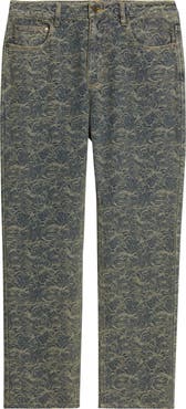 RIZORT Maze Cotton Blend Straight Pants