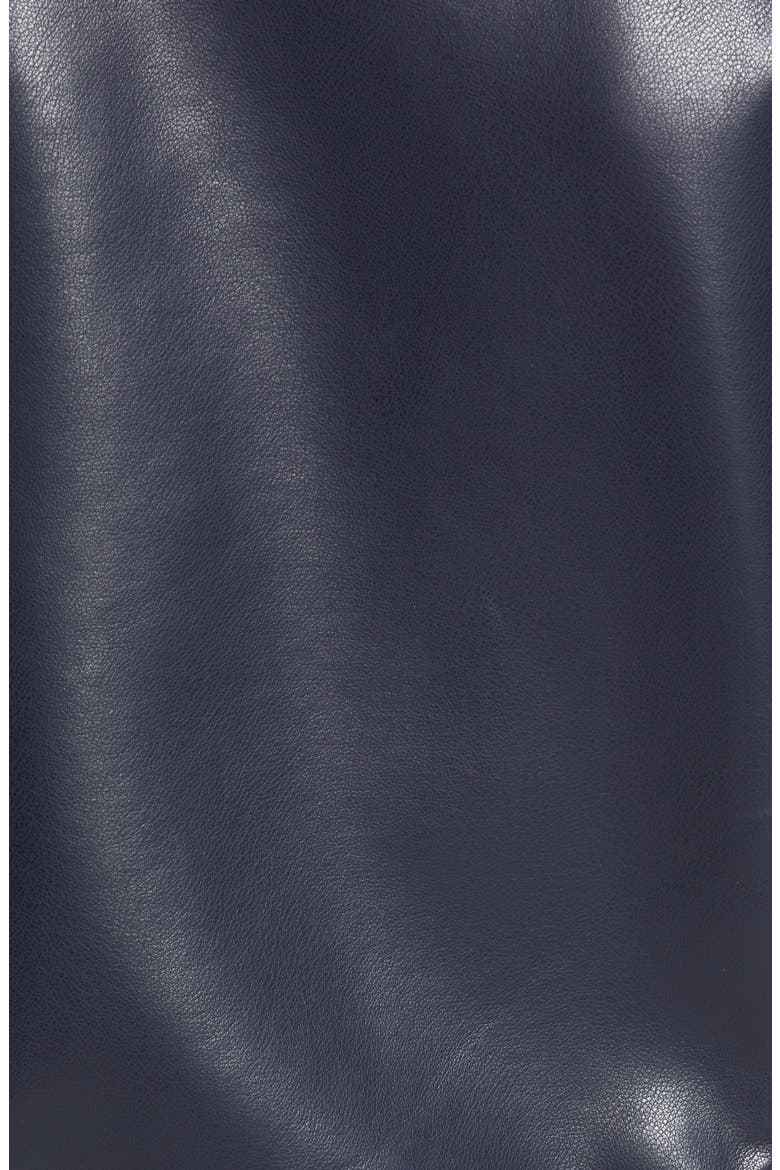 Faux Leather Jacket, Alternate, color, ECLIPSE