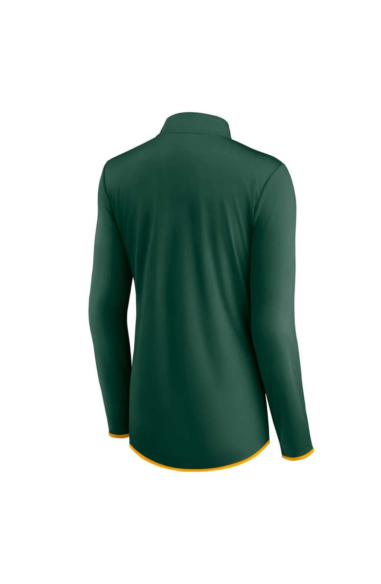 FANATICS Women's Fanatics Branded Green Oakland Athletics Corner Quarter-Zip Top, Alternate, color, Green