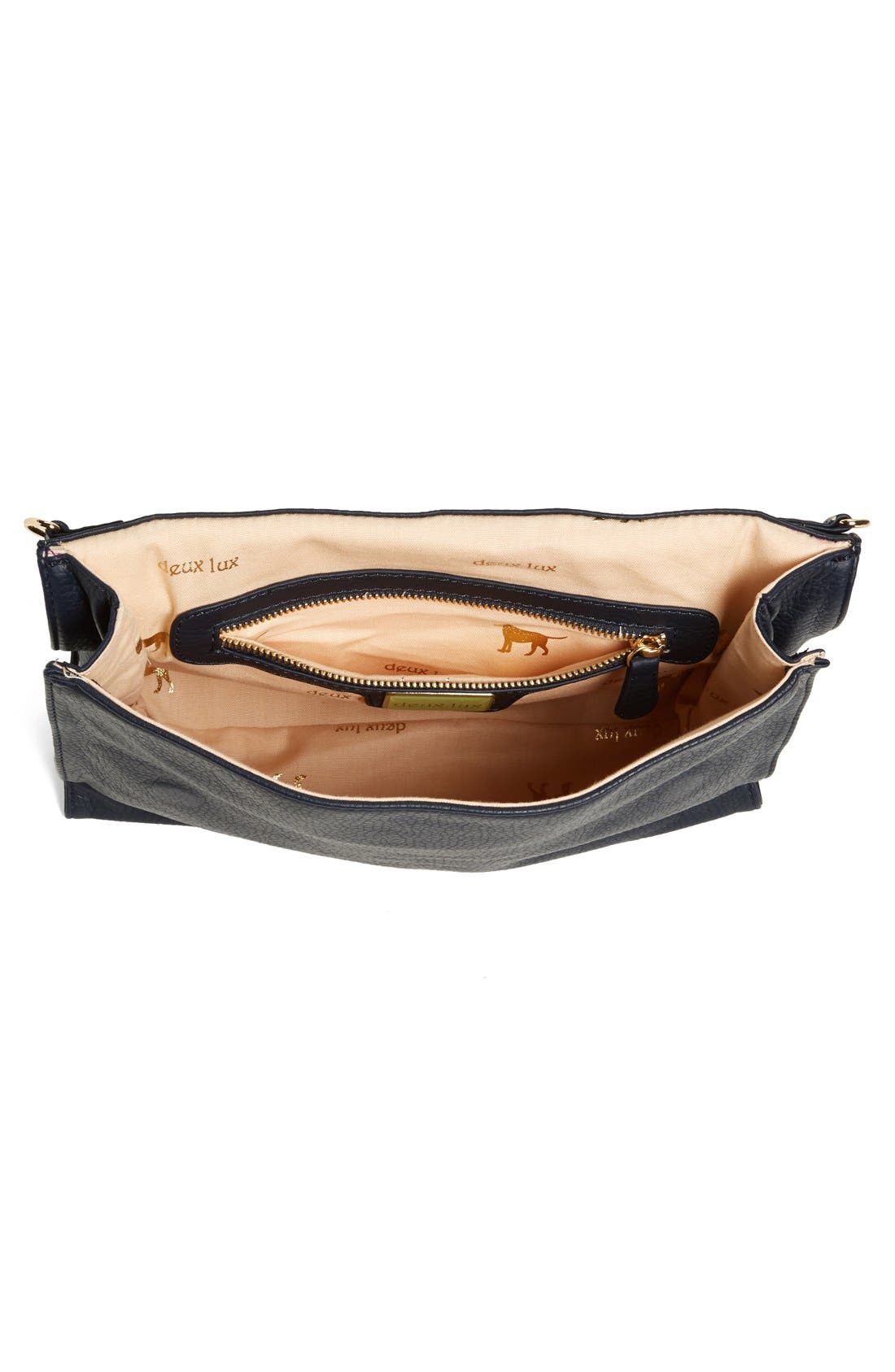 'Large Karma' Clutch, Alternate, color, NAVY