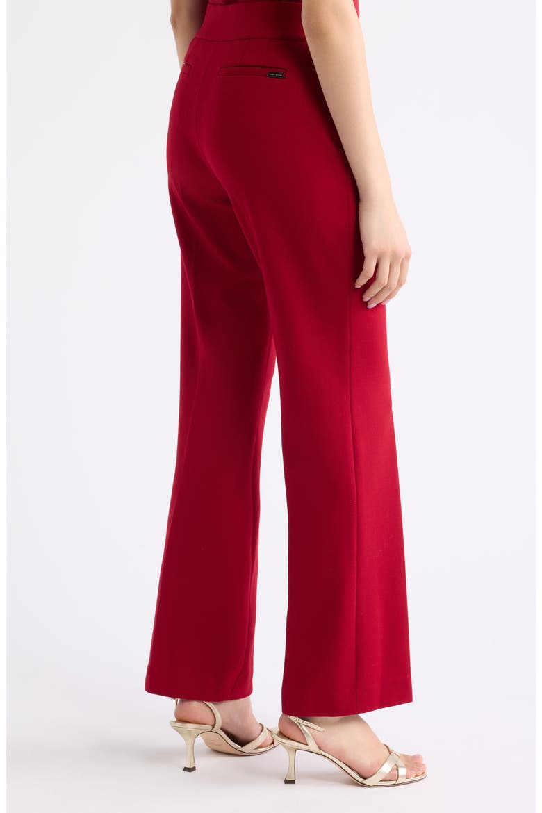 Slash Pocket Crepe Pull-On Pants, Alternate, color, TITIAN RED