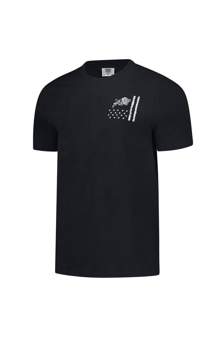 Men's  Black Navy Midshipmen Comfort Colors OHT Camo Overlay T-Shirt, Alternate, color, Black