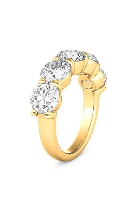 5-Stone Lab Created Diamond Anniversary Ring