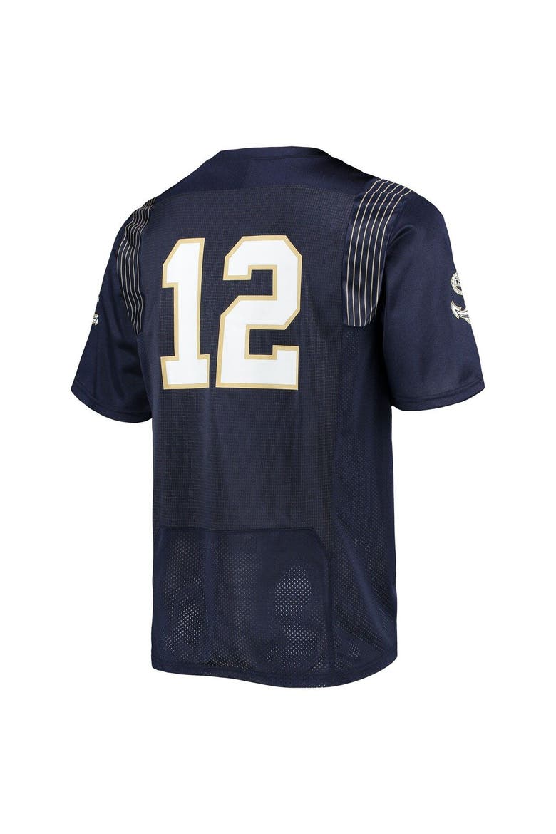 Men's Under Armour #12 Navy Navy Midshipmen Replica Player Jersey, Alternate, color, Navy