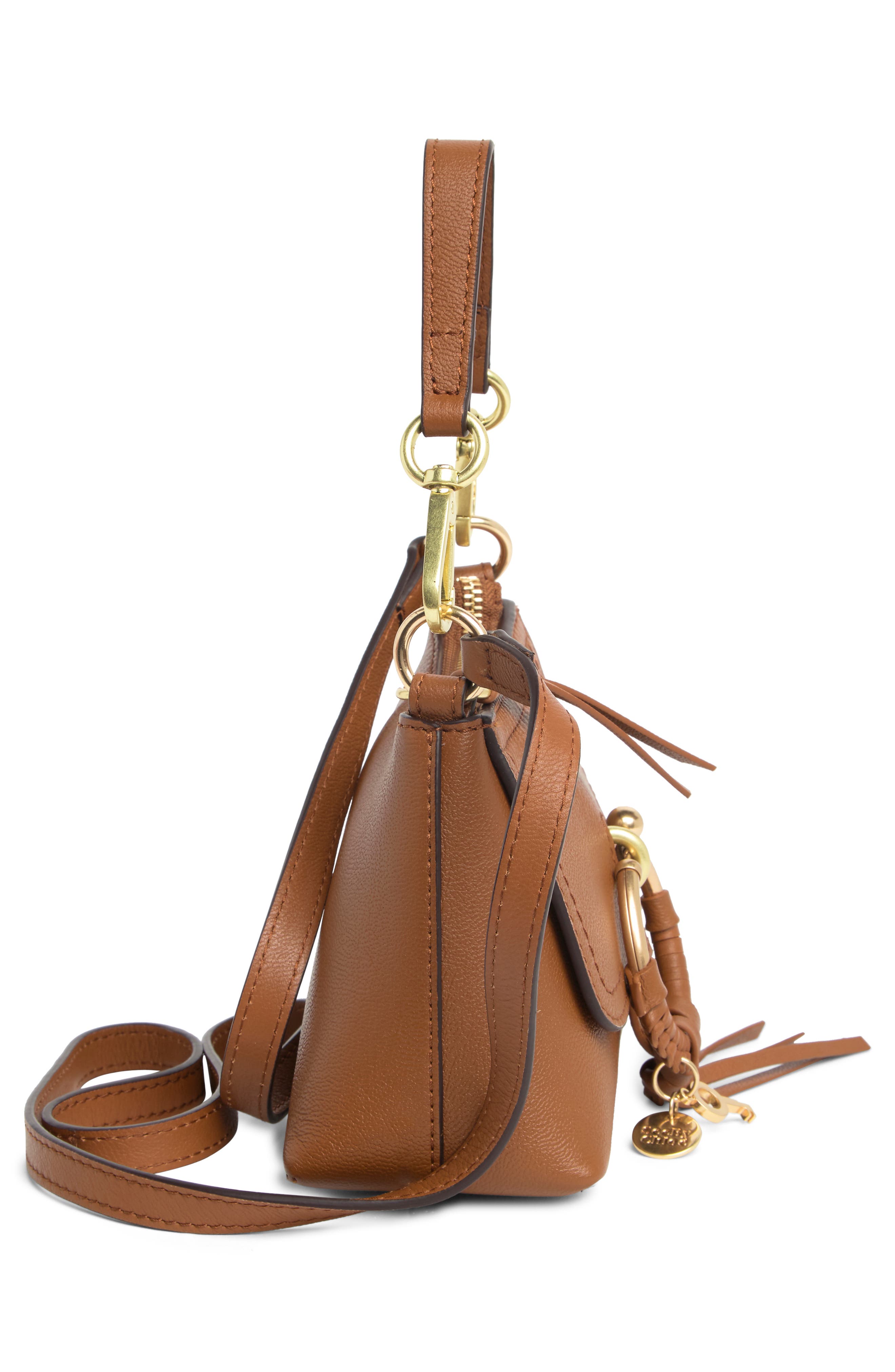 See by Chloé Mini Joan Leather Crossbody Bag, Alternate, color, 