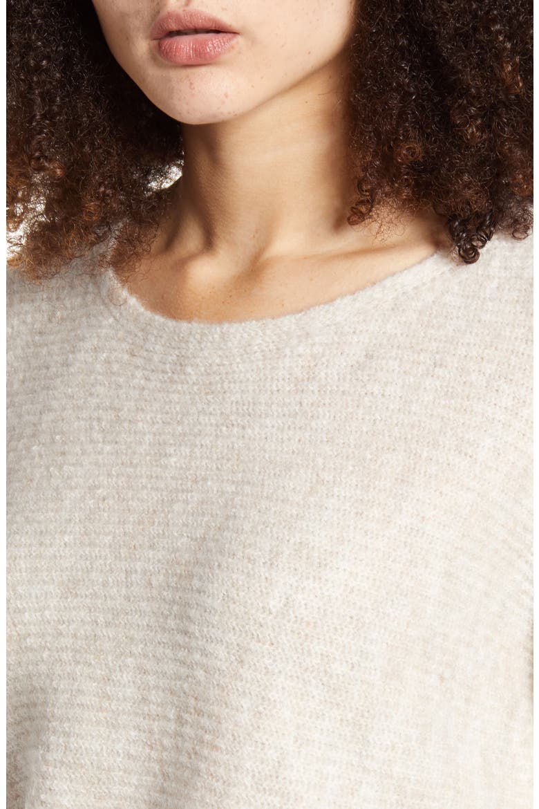 Dolman Sleeve Pullover, Alternate, color, BEIGE OATMEAL LIGHT HEATHER