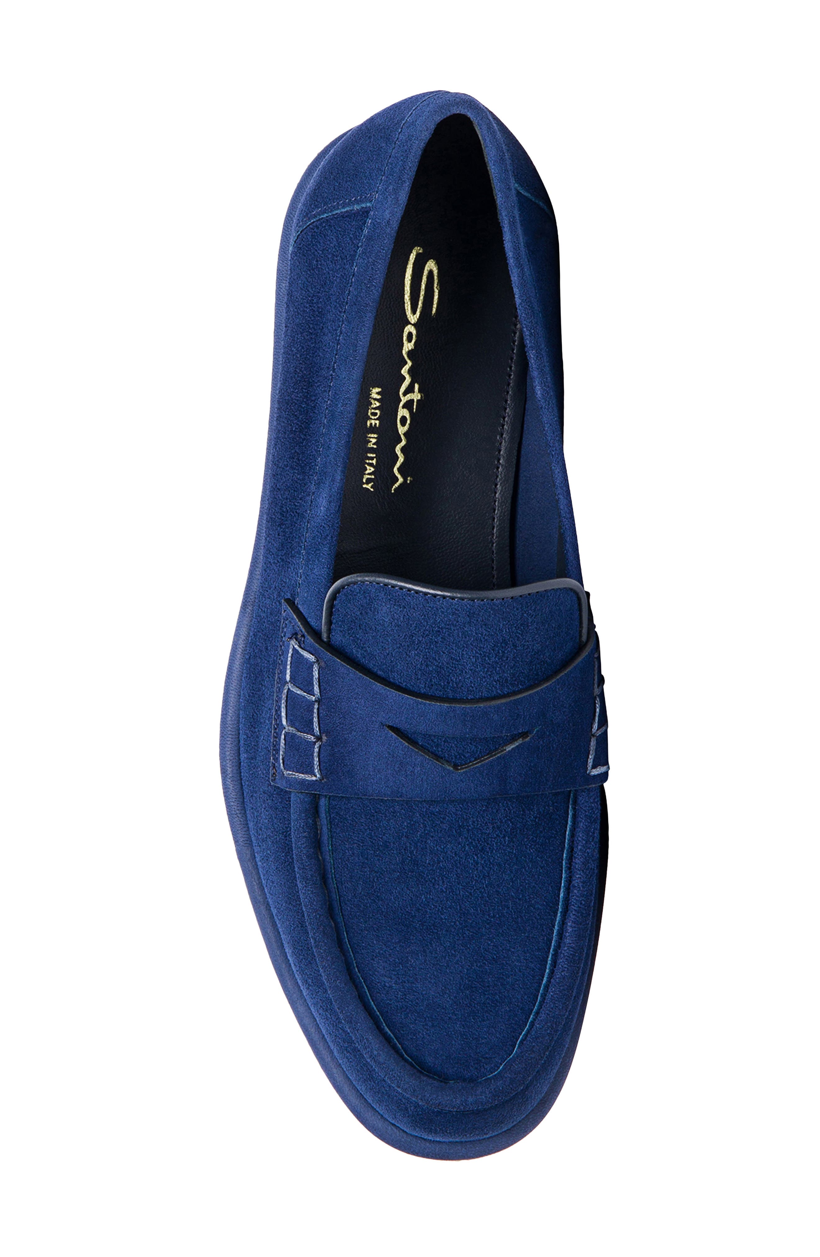 Santoni Funnel Penny Loafer, Alternate, color, 