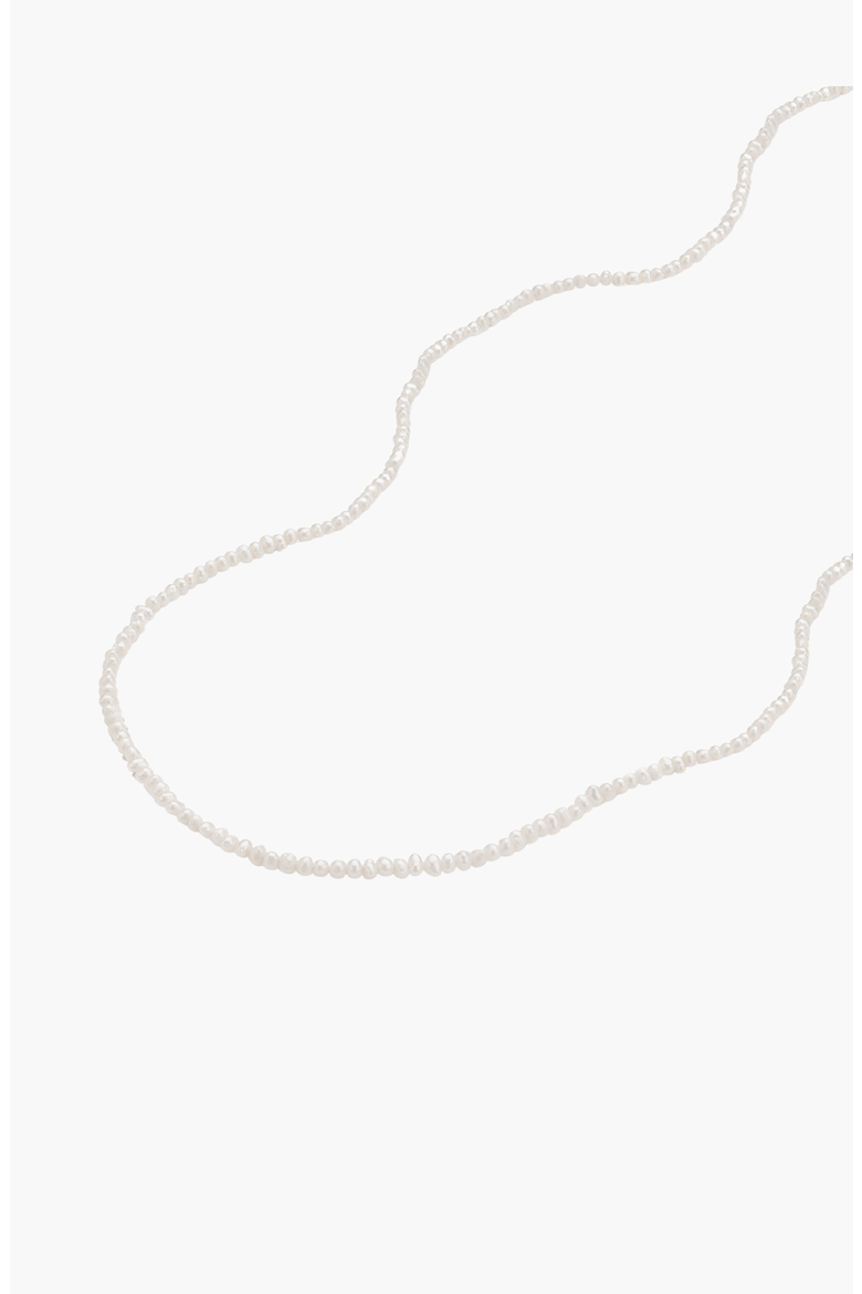 Micro Pearl Necklace, Alternate, color, Pearl