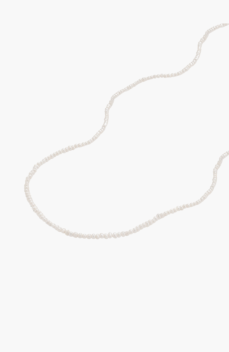 MEJURI Micro Pearl Necklace, Alternate, color, Pearl