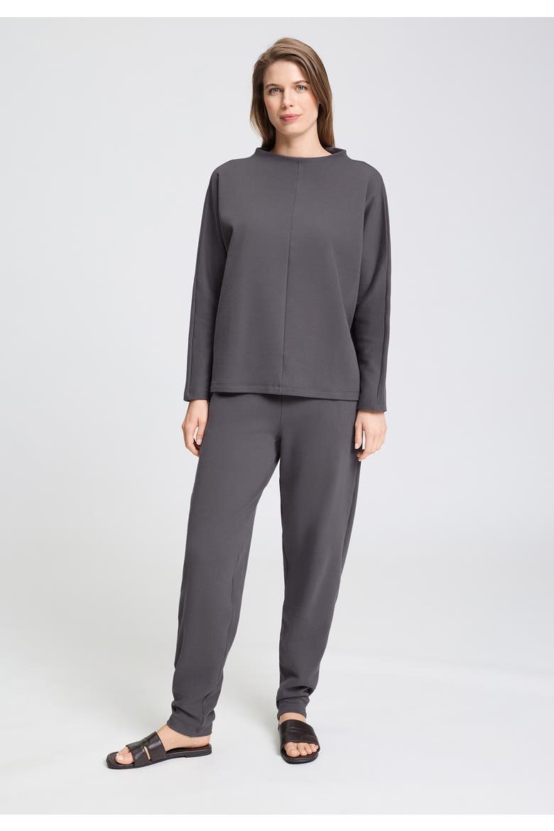 Easy Wear Cotton Blend Pullover, Alternate, color, Dark Sesame
