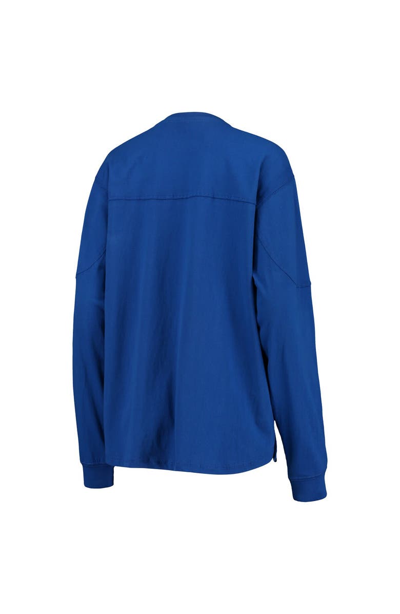 PRESSBOX Women's Pressbox Royal SMU Mustangs Edith Long Sleeve T-Shirt, Alternate, color, Royal