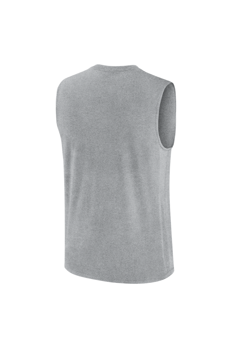 Men's Nike Heather Gray LSU Tigers Primetime Legend Arch Dri-FIT Muscle Tank Top, Alternate, color, Heather Gray
