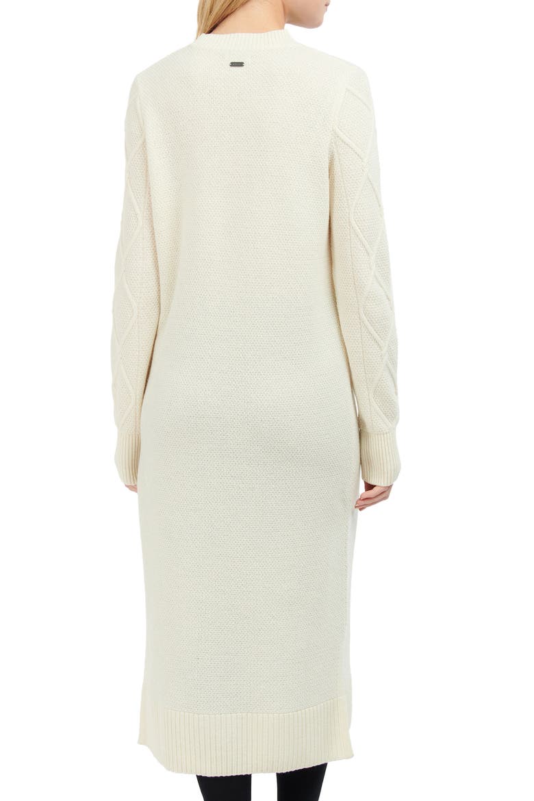 Burne Long Sleeve Wool Blend Sweater Dress, Alternate, color, ARAN