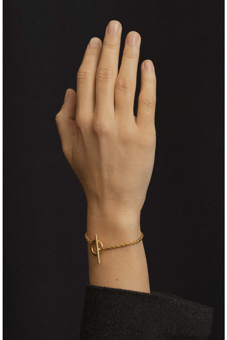 Rope Bracelet, Alternate, color, GOLD