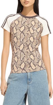 adidas Originals Cali Snakeskin Graphic T-Shirt