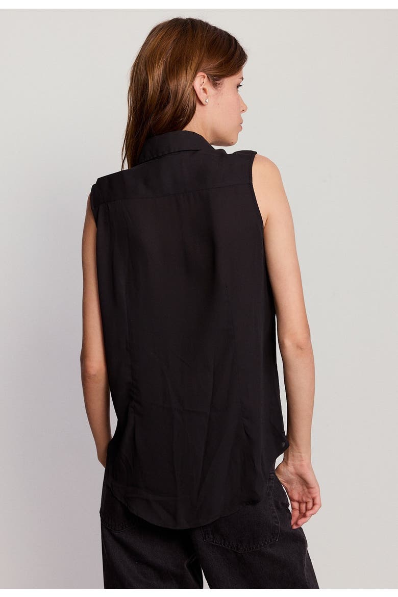 The Signature Sleeveless Shirt, Alternate, color, Black
