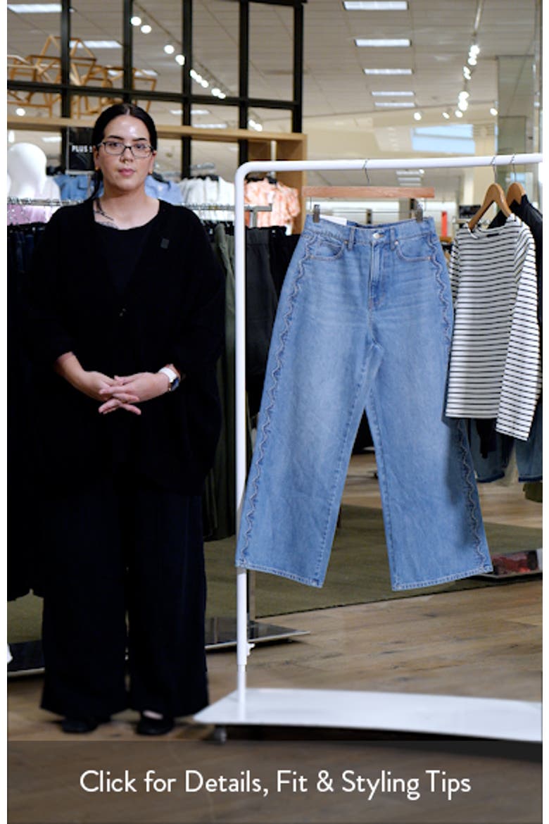 Taylor Crop Wide Leg Jeans video
