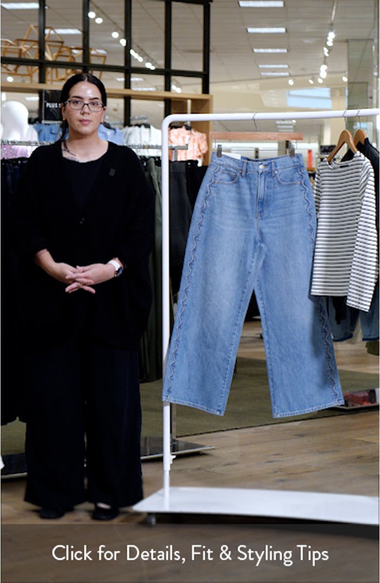 Taylor Crop Wide Leg Jeans, sales video thumbnail
