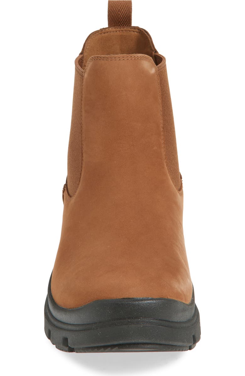 KEEN Kosa Waterproof Leather Chelsea Boot, Alternate, color, Bison/ Black