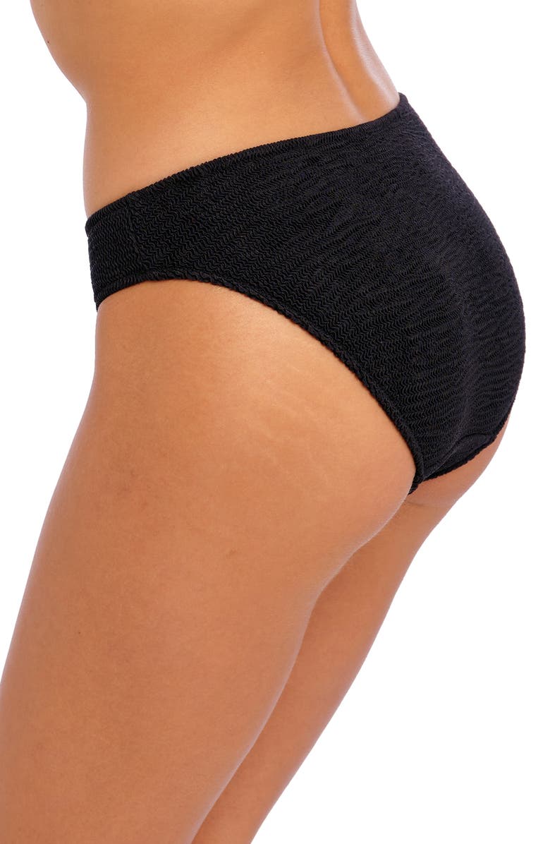 Freya Ibiza Waves Hipster Bikini Bottoms, Alternate, color, Black