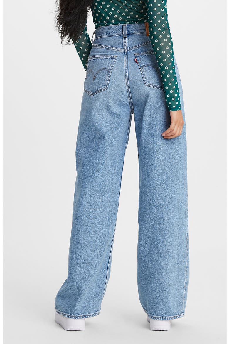 Levi's® Tailored Super High Waist Loose Jeans, Alternate, color, SHOW ME THE MONEY