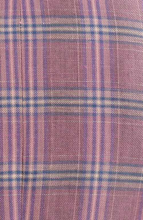 Cricketeer Plaid Wool Blend Sport Coat In Rose