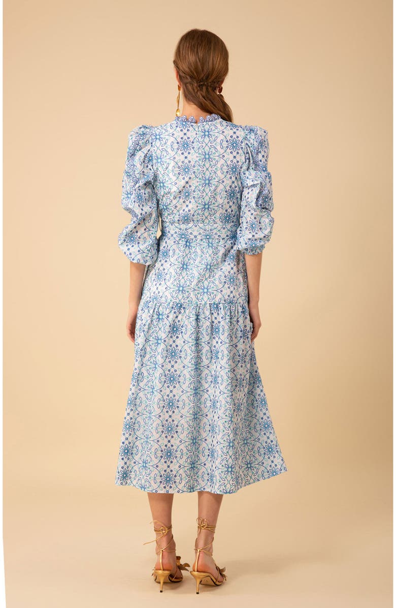 Hale Bob Valerie Eyelet Maxi Dress, Alternate, color,