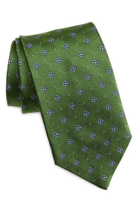 Floral Silk Tie