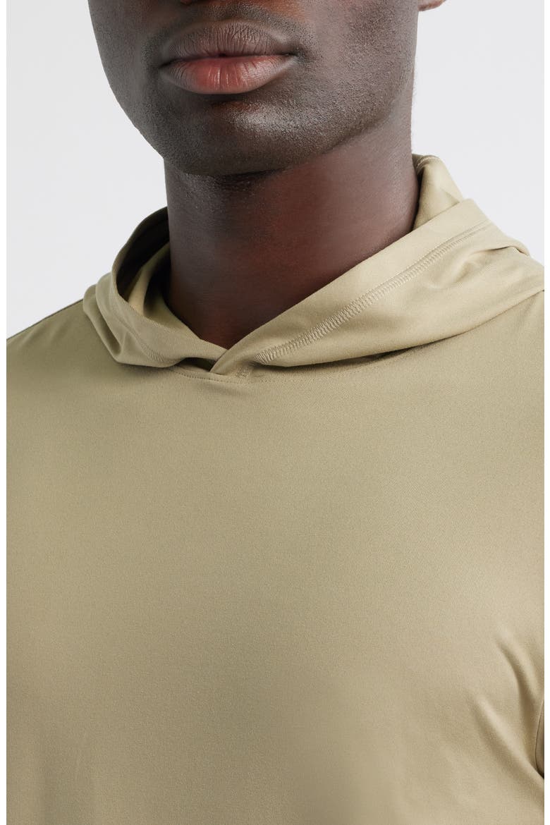 Base Train Lightweight Hoodie, Alternate, color, TOASTED SESAME