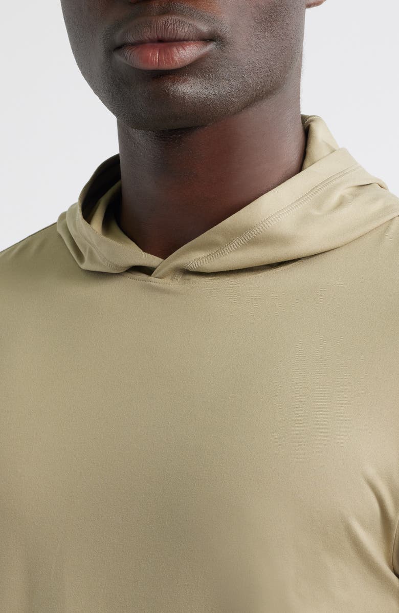 Rhone Base Train Lightweight Hoodie, Alternate, color, Toasted Sesame
