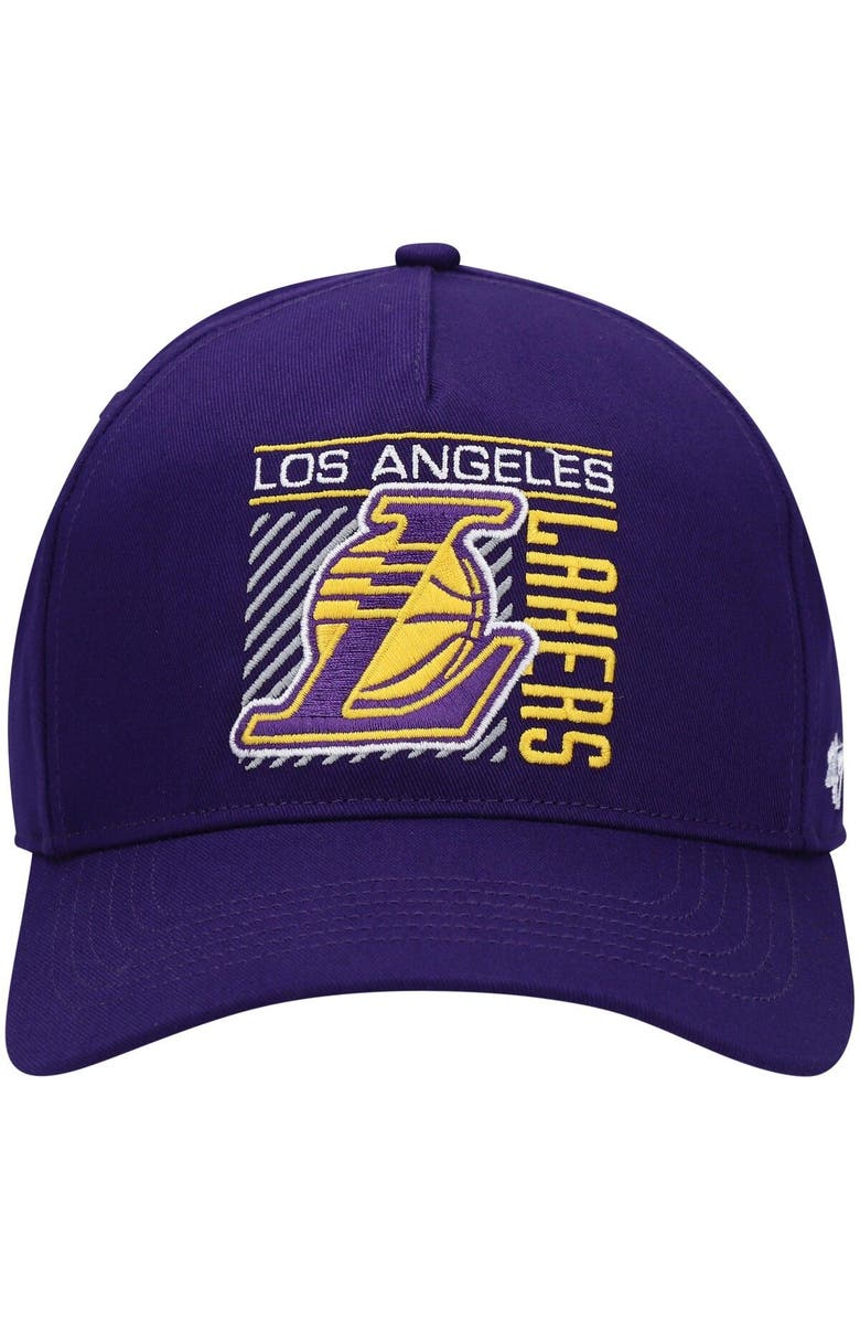 '47 Men's '47 Purple Los Angeles Lakers Reflex Hitch Snapback Hat, Alternate, color, 