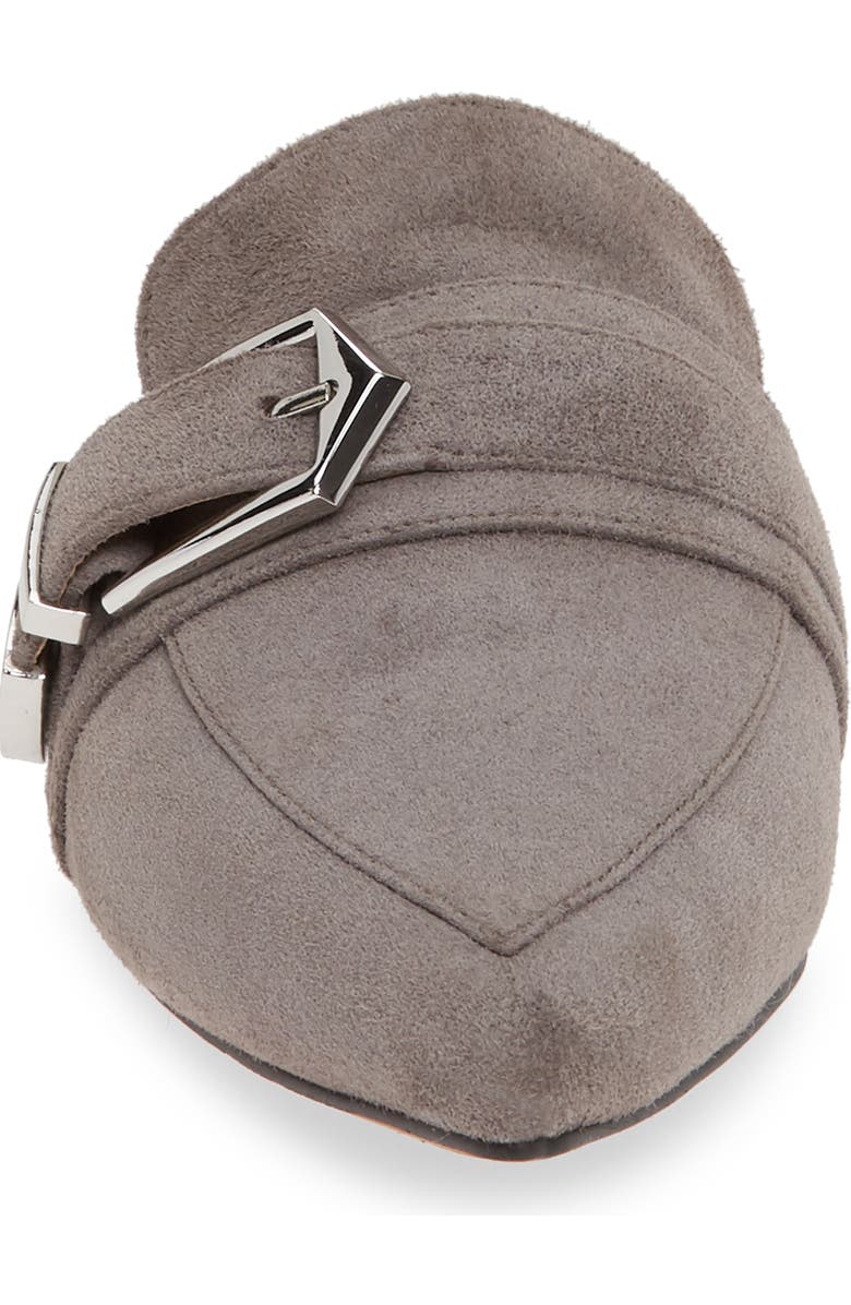 Linea Paolo Ace Buckle Pointed Toe Mule, Alternate, color, Stone