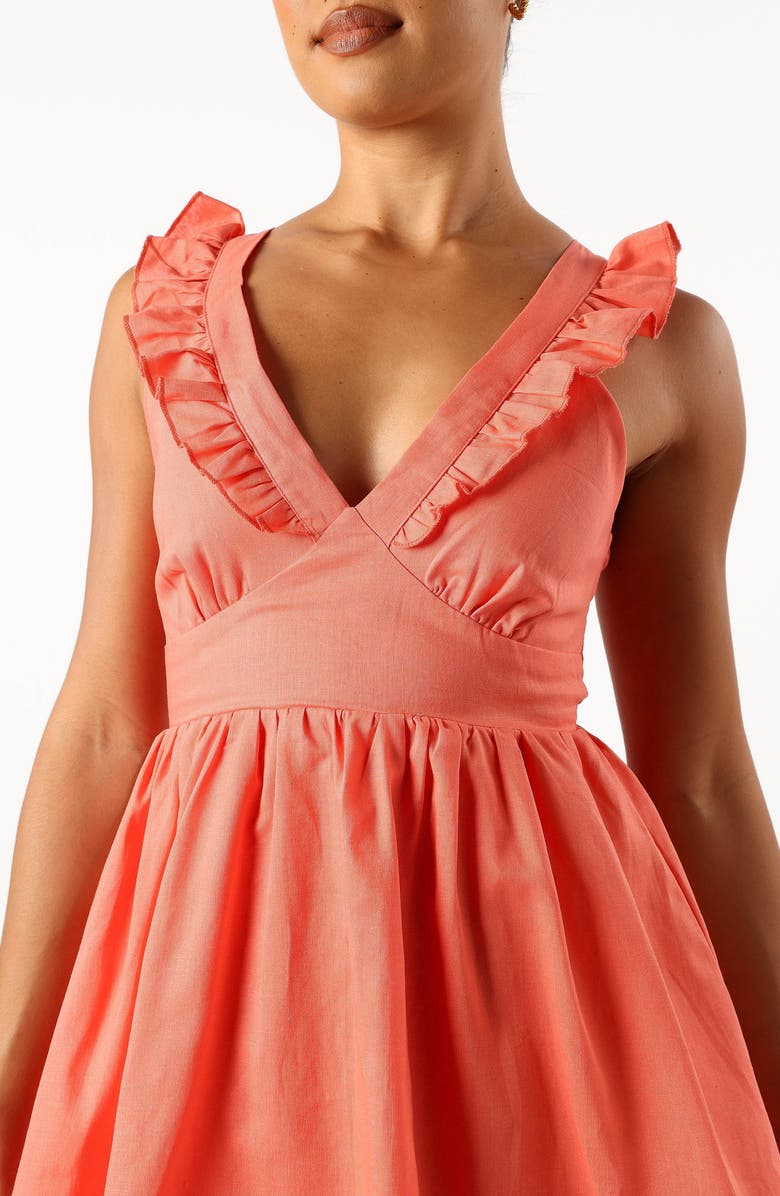 Petal & Pup Rowan Linen Blend Minidress, Alternate, color,