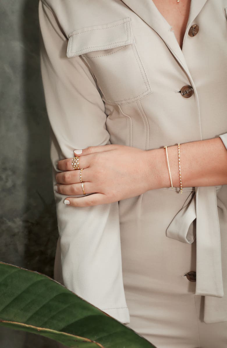 Bony Levy Solstice Diamond Stacking Ring, Alternate, color, 18K Yellow Gold